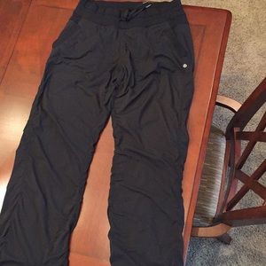 Lulu Lemon lined studio pant (lined).